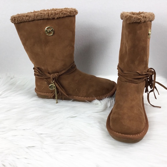Michael Kors Other - KIDS: Michael Kors Faux Shearling Suede Boots